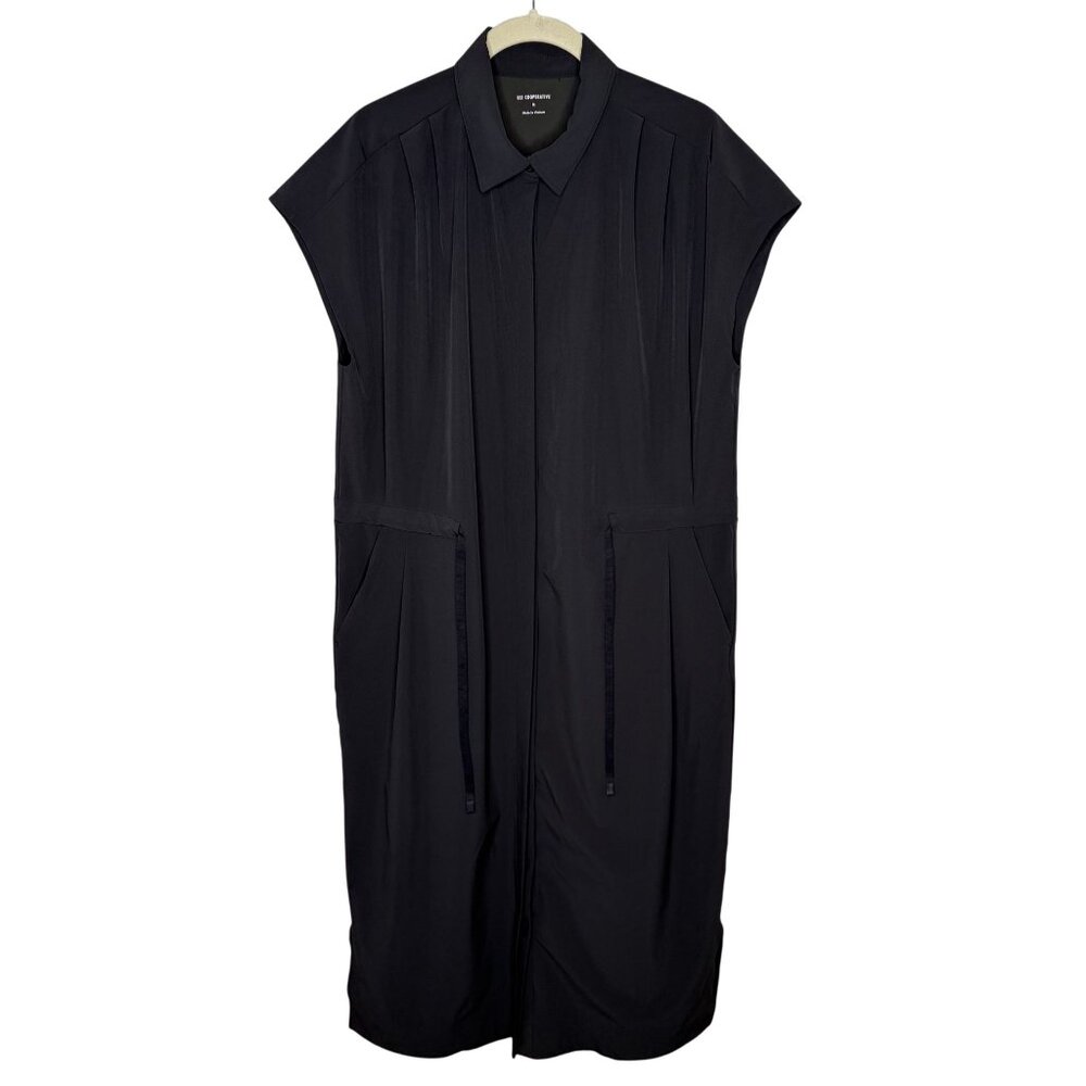REI Co-Op Black Sun Down Shirt Dress, M